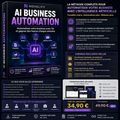 Livre numérique sur l'automatisation commerciale par Novelify, couverture avec graphique et texte sur l'intelligence artificielle en entreprise.