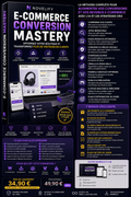 Livre numérique E-commerce Conversion Mastery de Novelify avec couverture illustrée sur fond blanc.