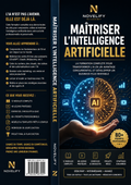 Livre numérique IA Business Master de Novelify, couverture avec titre et design moderne, conçu pour améliorer vos compétences en IA.