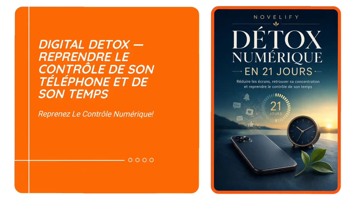 Digital Detox &mdash; Reprendre le contr&ocirc;le de son t&eacute;l&eacute;phone et de son temps by@Outfy