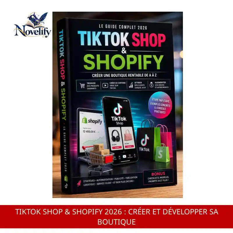 TikTok Shop &amp; Shopify 2026 : cr&eacute;er et d&eacute;velopper sa boutique by@Outfy