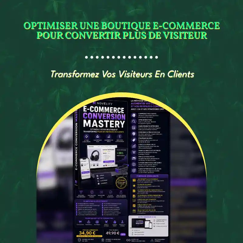 Optimiser une boutique e-commerce pour convertir plus de visiteur by@Outfy